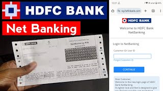 hdfc bank net banking registration kaise kare 2024 | hdfc net banking kaise banaye | HDFC BANK