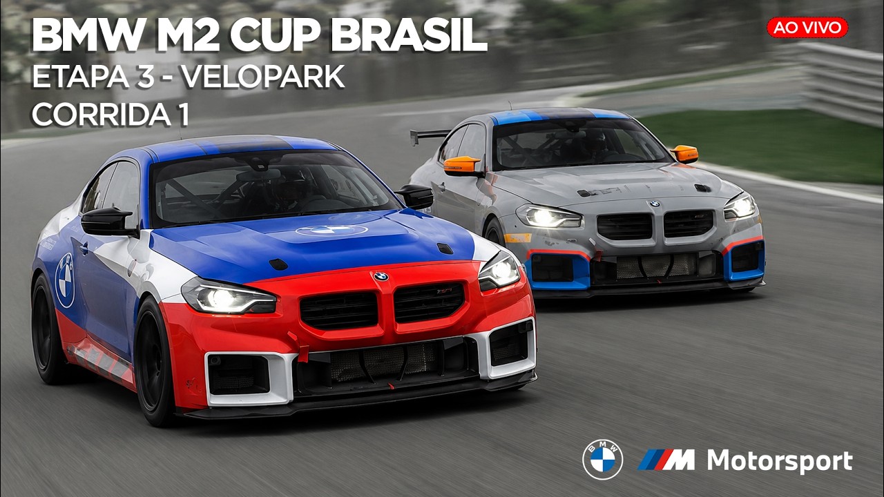 BMW M2 CUP BRASIL AO VIVO - ETAPA 3 VELOPARK - CORRIDA 1