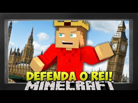HeyKroni -  Minecraft: DEFEND THE KING - NEW MINI-GAME!  (Castle Siege)