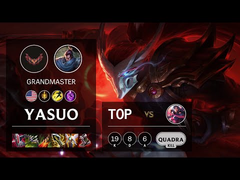 Yasuo Top vs Irelia - NA Grandmaster Patch 12.5