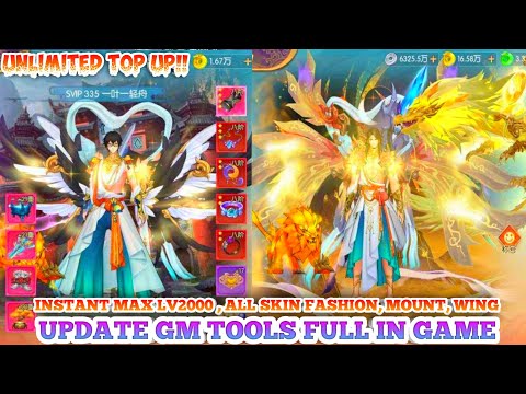 Update Ancient MMORPG Server GM - Gm Tools In Game & Unlimited Recharge , All Skin
