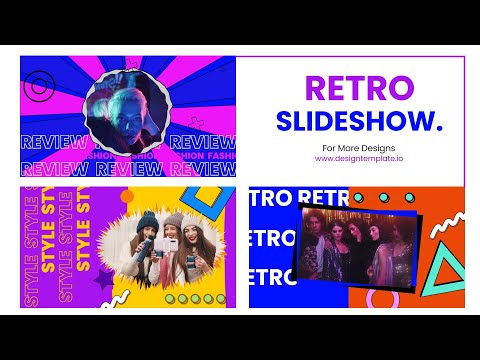 Retro Modern Collection Slideshow After Effects Templates | Design Video Animation | No Copyright