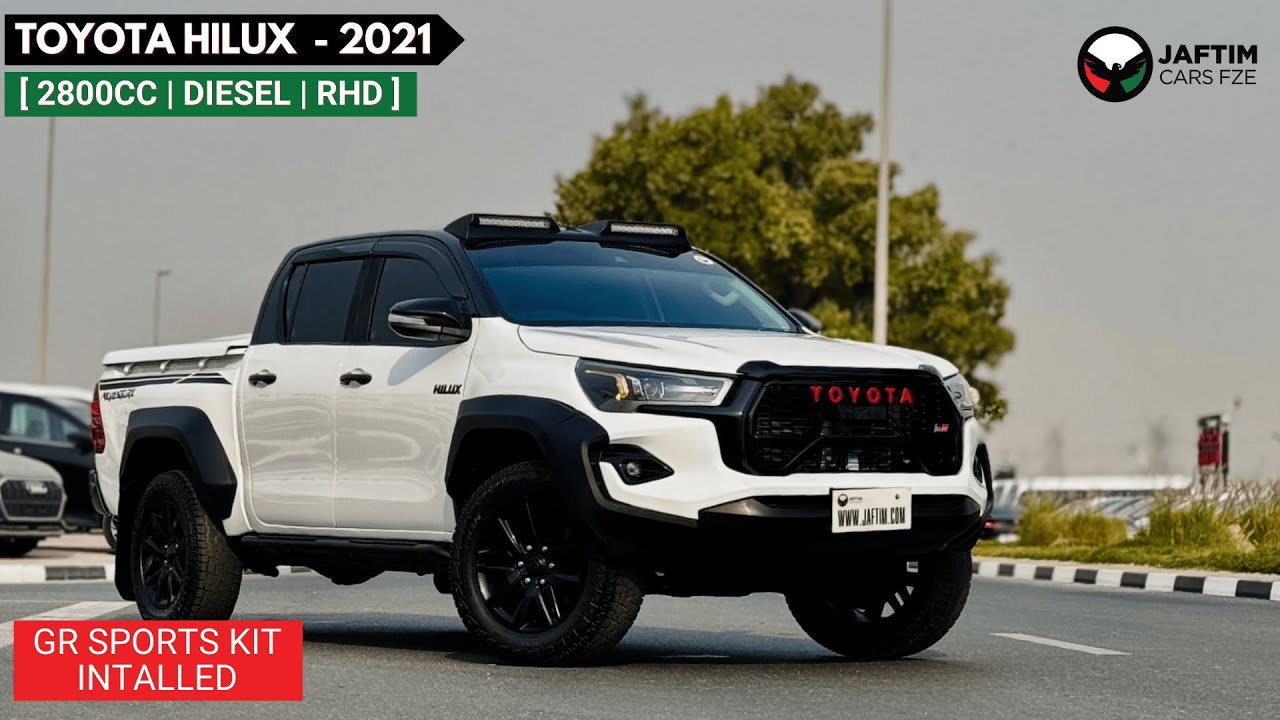 Toyota Hilux GR SPORTS KIT INSTALLED | 2WD | 2.8L DIESEL ENGINE | RHD (AT) | REAR VIEW CAMERA | 2021 video