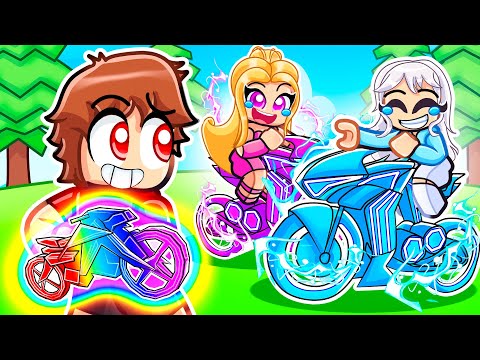 I Pretended to be a NOOB in Roblox BIKE OBBY, Then used a $100,000 Bike!