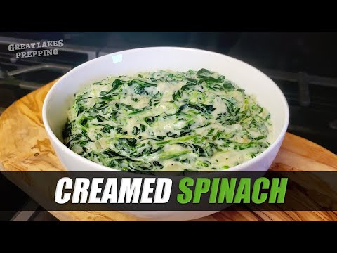 Best Creamed Spinach! Boston Market Style Copycat Recipe