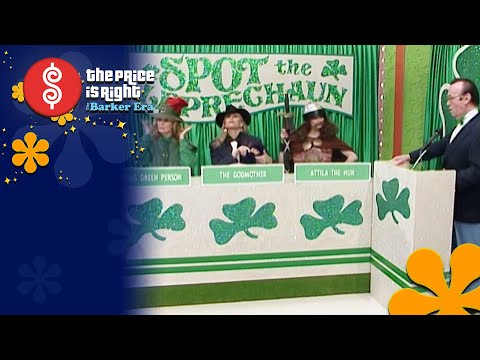 Spot the Leprechaun During a Special St. Patrick's Day SHOWCASE! - The Price Is Right 1984
