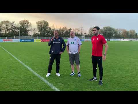Pressekonferenz nach dem Oberliga-Spiel Westfalia Rhynern - FC Gütersloh