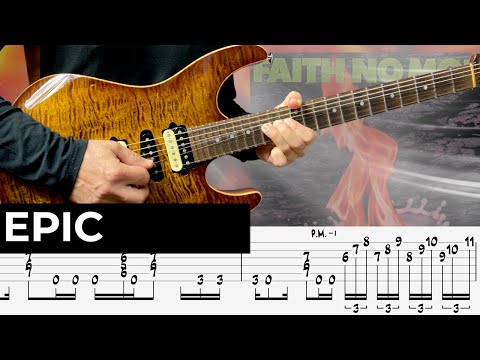 Epic | Faith No More | Guitar Cover  | TAB