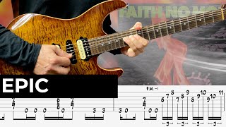 Epic | Faith No More | Guitar Tutorial | TAB