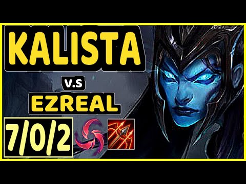 INNAXE (KALISTA) vs EZREAL - 7/0/2 KDA BOTTOM ADC CHALLENGER GAMEPLAY - EUW