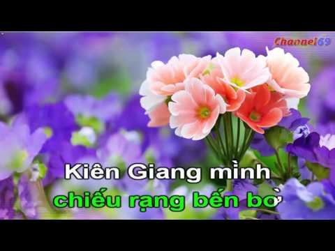 Kien Giang Minh Dep Lam   Karaoke   Beat   Quang Linh