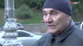 Ватный журналист попробовал взять интервью у мужчины из Донецка Смотрим что из э