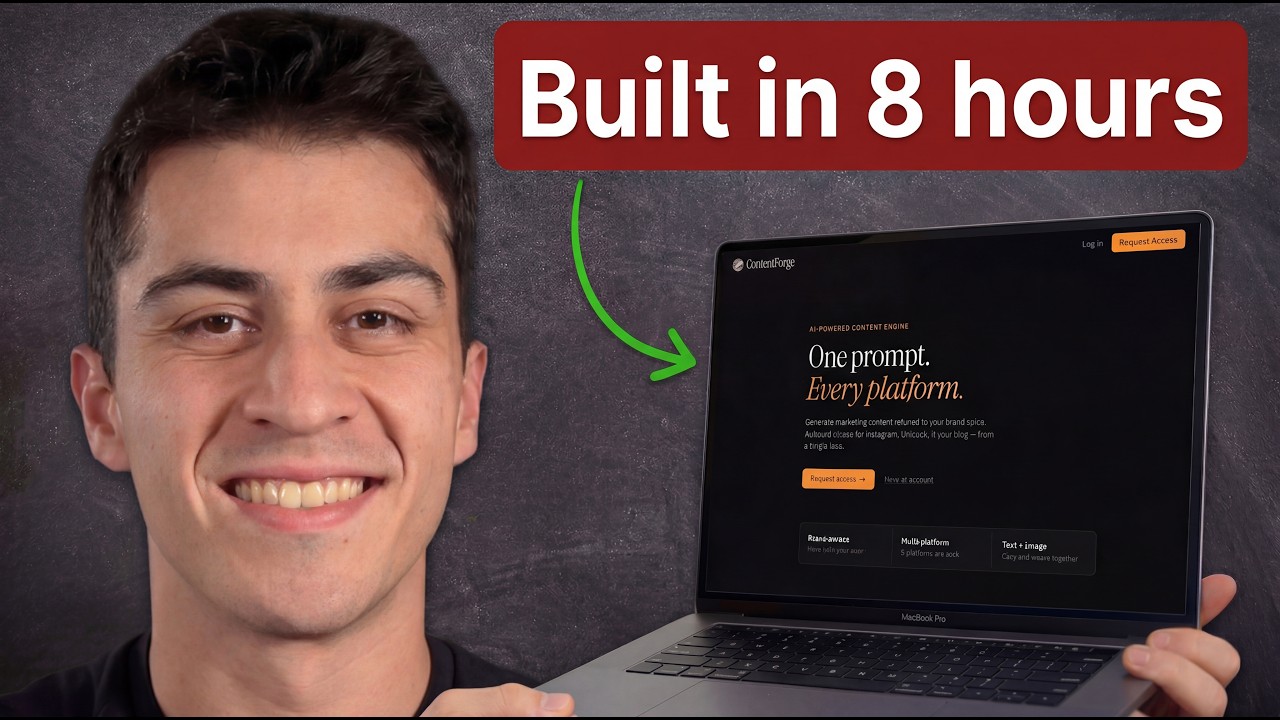 My Client Wanted A Web App. I Built It In 8 Hours with AI.