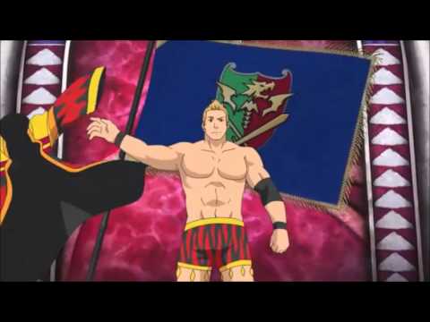 Okada Does the Rainmaker on a Dragon From A Children's Card Game Show