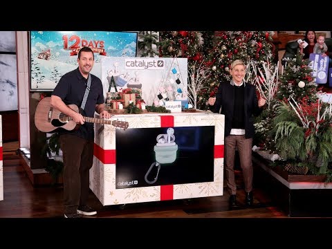 Adam Sandler Sings About Sensational Music Gifts for Day 11 of 12 Days!