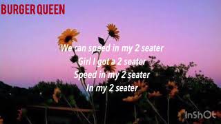 2SEATER Lyrics - Tyler, the Creator