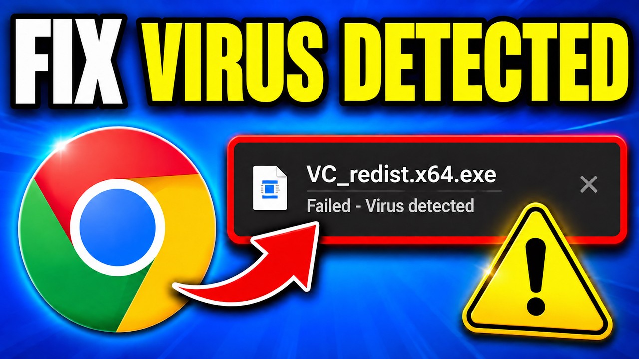 How To Fix Download Failed Virus Detected in Chrome
