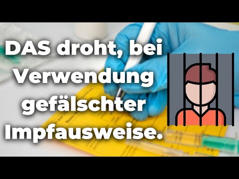 Verwendung gefälschter Impfpässe - So machst du dich strafbar