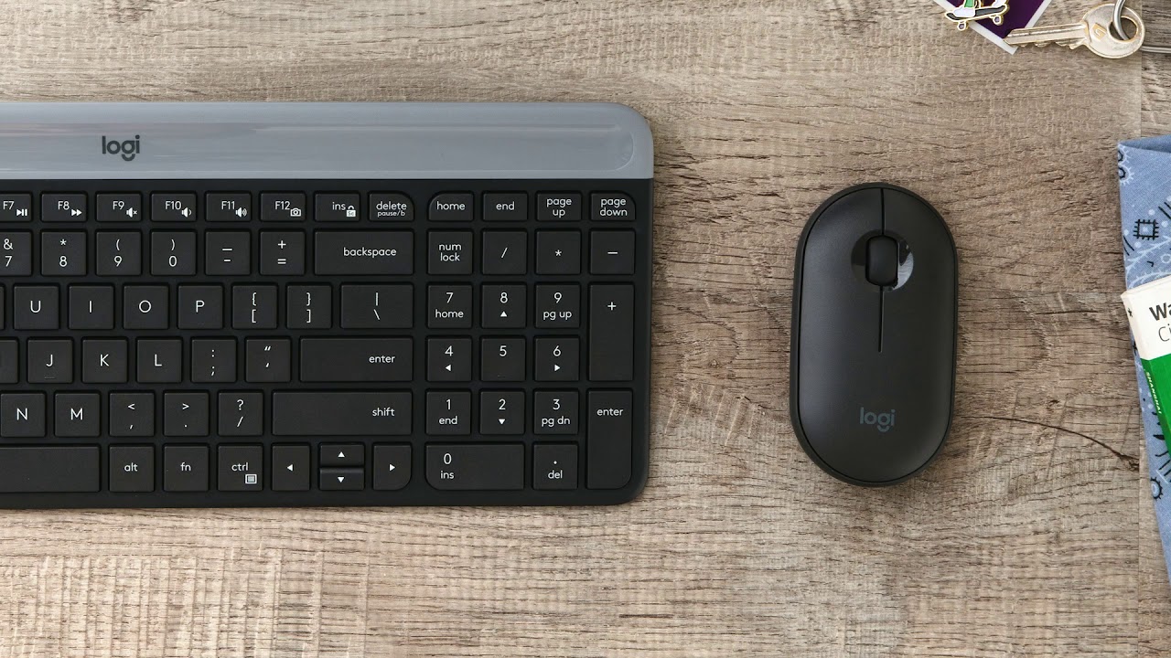 Logitech Tastatur-Maus-Set MK470 Graphite
