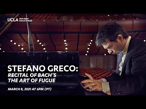 Stefano Greco: Recital of Bach's The Art of Fugue