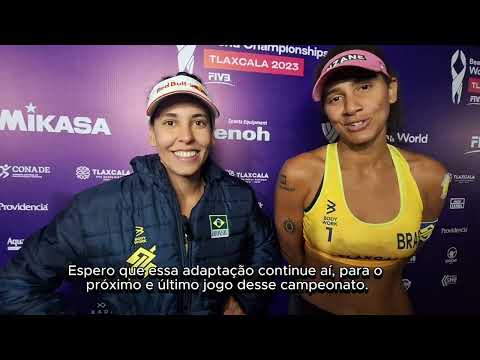 DEPOIMENTO | DUDA/ANA PATRÍCIA | COPA DO MUNDO DE VÔLEI DE PRAIA | 14/10/2023