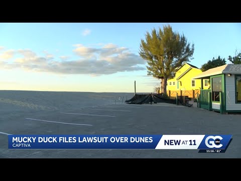 Lawsuit filed by The Mucky Duck against Captiva Erosion Prevention District over artificial dune