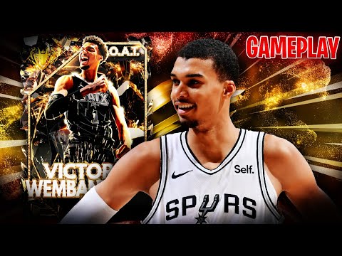 GOAT VICTOR WEMBANYAMA GAMEPLAY!! THE FINAL BOSS OF NBA 2K25 MyTEAM IS HERE!!