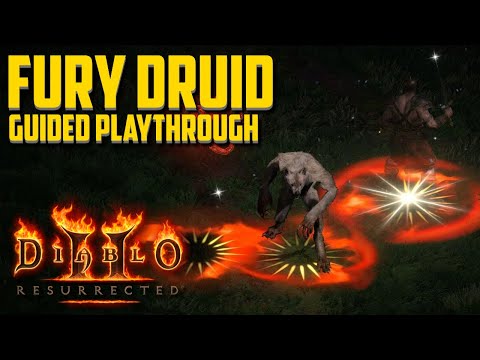 [Part 1] FURY DRUID Guided Playthrough | Diablo 2 Resurrected