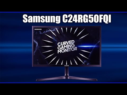 Монитор Samsung LC24RG50FQIXCI черный - Видео