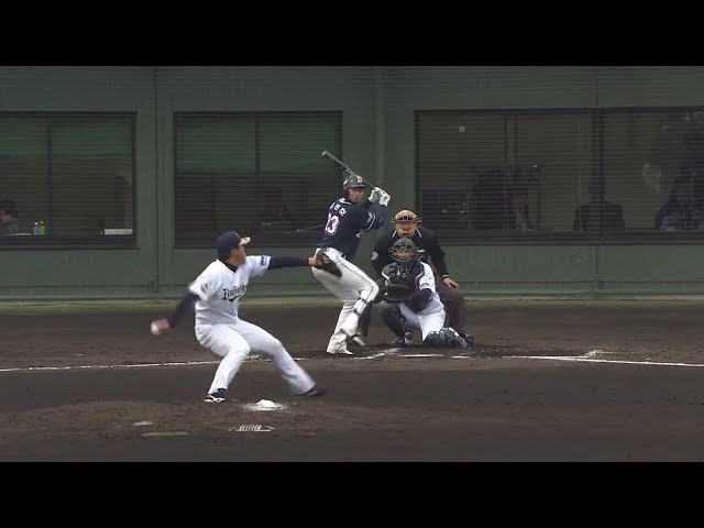 【練習試合】バファローズ・澤田 3者凡退に封じる!! 2017/2/26 Bs-斗山(KBO)