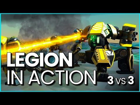 Epic 3v3 Battle With the New Legion Faction | Beyond All Reason Mayhem