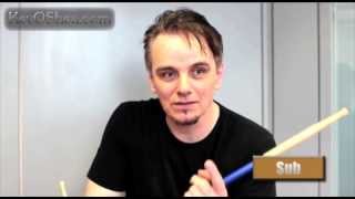 Free Drum Lessons | Gavin Harrison warms up with some rudiments