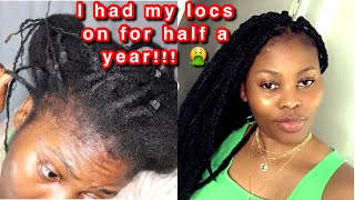 REMOVING MY 6 MONTHS OLD THREADED LOCS. HOW to remove threaded dreadlocks without cutting your hair