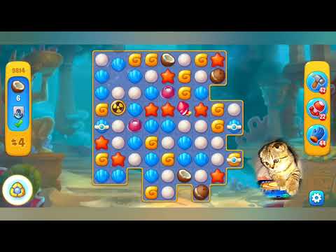 Fishdom 2022, no Boosters,   9814     level  -  прохождение без бустеров,   9814   уровень.