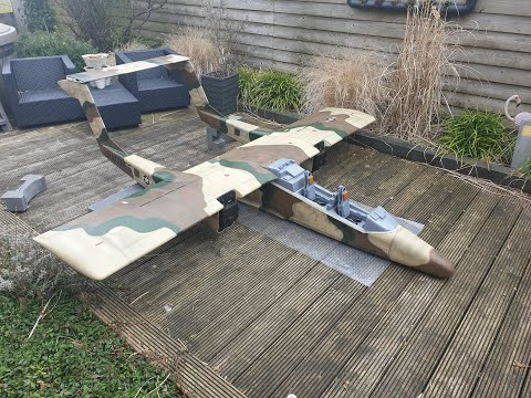 Huge Hangar 9 OV-10 Bronco unboxing