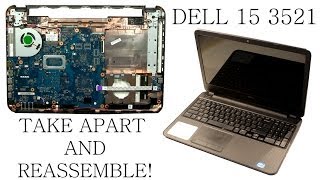 DELL Inspiron 15 3521 Full Disassembly and Reassembly