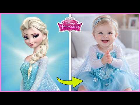 Disney Princess Characters as Newborn Babies 👑👶✨ ~ Guess the Voice Quiz | Elsa, Moana, Snow White