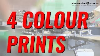 4 COLOUR PRINT Christian T-Shirts