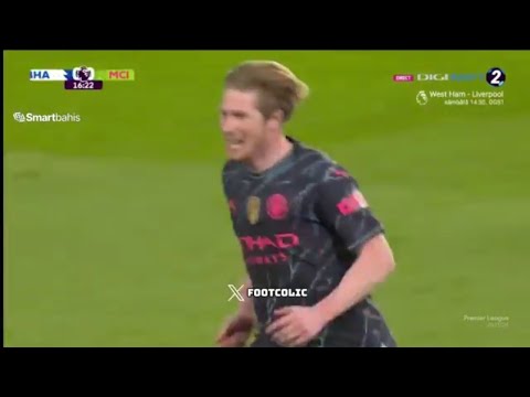 Kevin De Bruyne Goal, Brighton vs Manchester City 0:1 All Goals and Extended Highlights