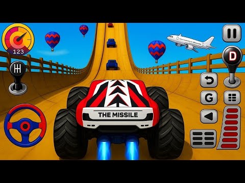 Monster Truck Mega Ramp Extreme Racing - Monster Truck Mega Ramp Racing - Android GamePlay 