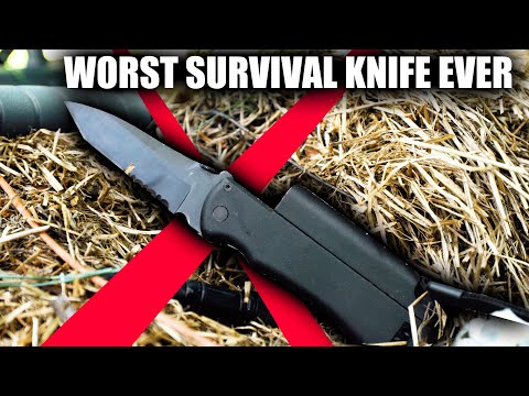 WORST & MOST DANGEROUS survival knife EVER! Don't buy...