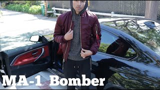 Styling Alpha Industries MA-1 Slim Fit Bomber Jacket