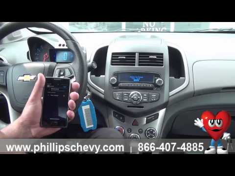 Part of a video titled Pairing Bluetooth - 2013 Chevy Sonic - Used Car Dealer Sales Chicago