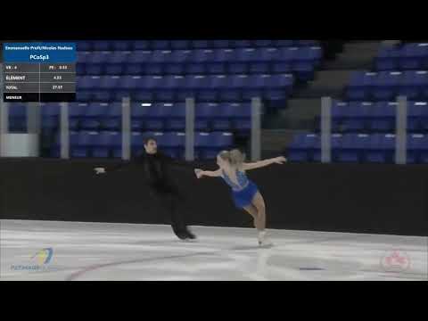 Emmanuelle Proft and Nicolas Nadeau - CHAMPIONNATS  SECTION QUÉBEC – PATINAGE CANADA 2023. LP.