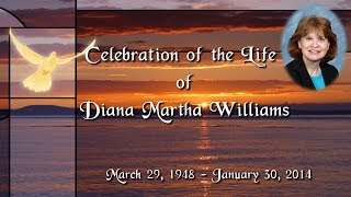 preview picture of video 'Celebration of the Life of Pastor Diana Williams - February 3, 2014 - St. Matthew UMC'