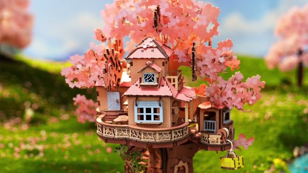 Rolife Sakura Tree House Book Nook TGS04