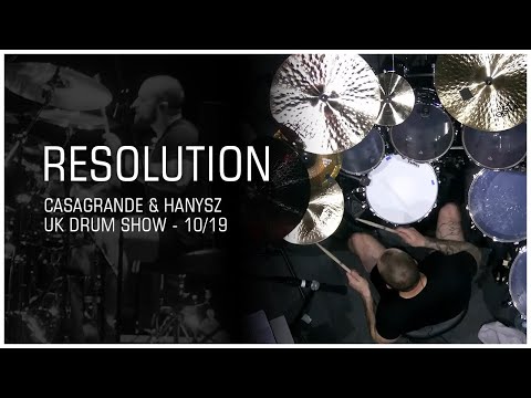 ELOY CASAGRANDE | Resolution - Casagrande & Hanysz Live at UK Drum Show.