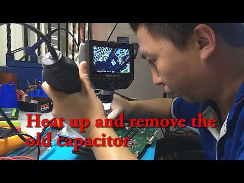 SMD capacitor repair