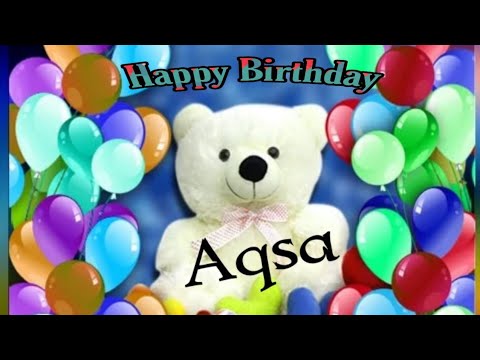 Happy Birthday Aqsa 🎂 | Birthday Wishes 🕯️| #Shorts