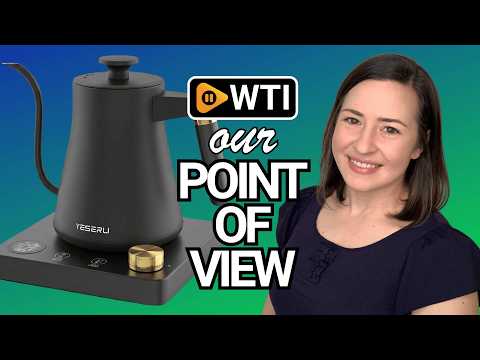 1.0L Gooseneck Electric Kettle with ±1℉ Temperature(104-212F) Control - WTI product video review